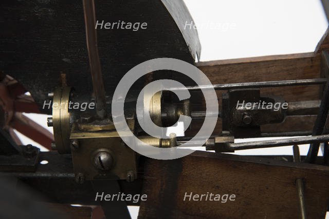 1868 Knight Steam carriage scale model. Creator: Unknown.