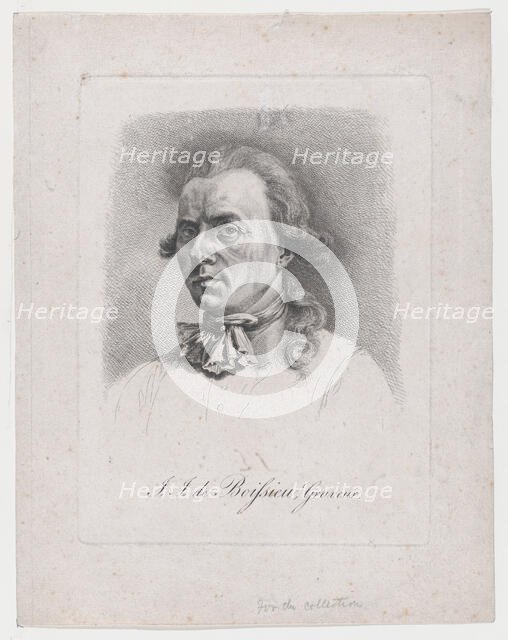 Portrait of Jean-Jacques de Boissieu, early 19th century., early 19th century. Creator: Anon.