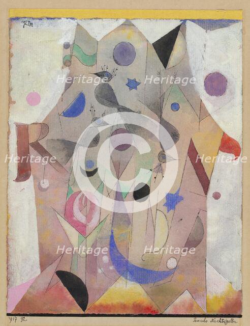 Persische Nachtigallen (Persian Nightingales), 1917. Creator: Paul Klee.