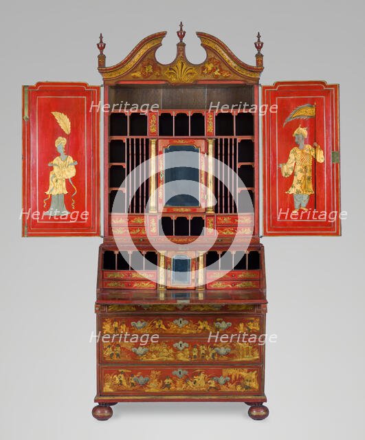 Secretary Cabinet, England, c. 1735. Creator: Giles Grendey.