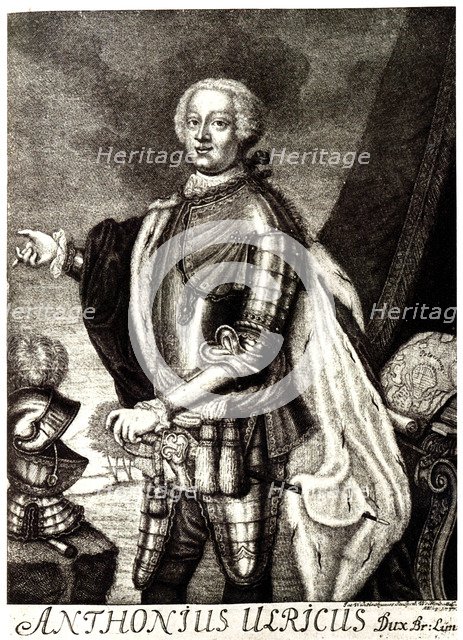 Portrait of Duke Anthony Ulrich of Brunswick (1714-1774). Artist: Anonymous  