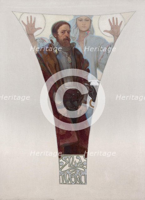 John of Pernstein, 1911. Artist: Mucha, Alfons Marie (1860-1939)