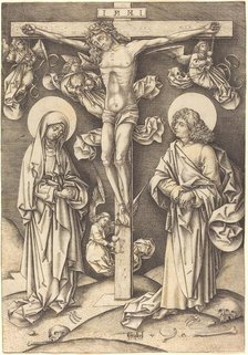 The Crucifixion, c. 1490/1500. Creator: Israhel van Meckenem.