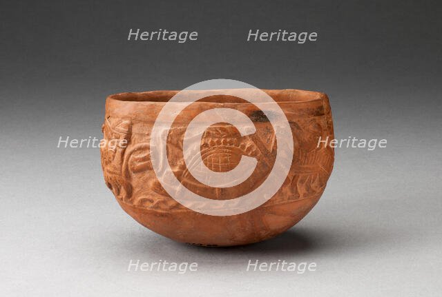 Cup with Raised Marine Scene, 100 B.C./A.D. 500. Creator: Unknown.