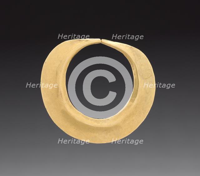 Nose Ornament, c. 400-1000. Creator: Unknown.