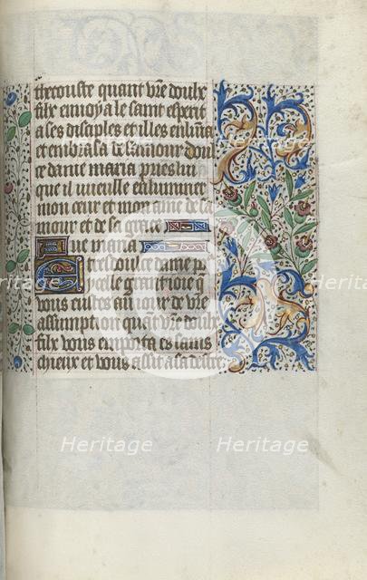 Book of Hours (Use of Rouen): fol. 151r, c. 1470. Creator: Master of the Geneva Latini (French, active Rouen, 1460-80).