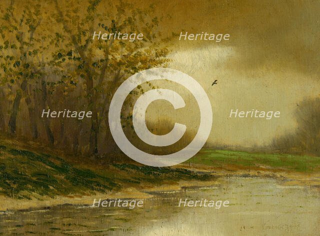 By the river, 1910. Creator: Eugen Szepesi-Kuszka.