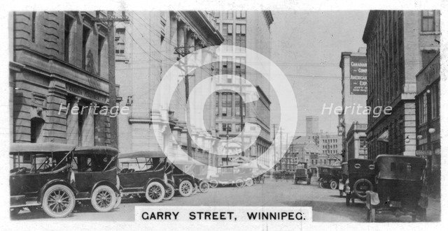Garry Street, Winnipeg, Manitoba, Canada, c1920s. Artist: Unknown