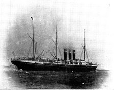 The Spanish-American War: US steam-ship Paris, 1898. Creator: G. West and Son.