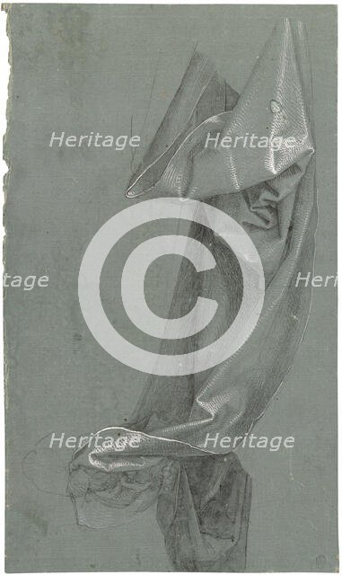 Drapery Study, 1500s. Creator: Dürer, Albrecht (1471-1528).