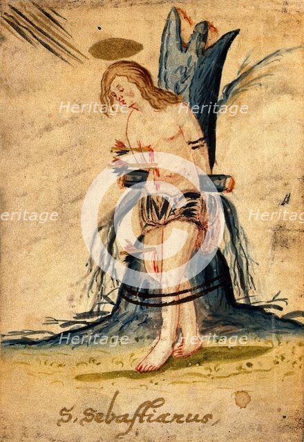 Martyrdom of Saint Sebastian. Creator: Unknown.