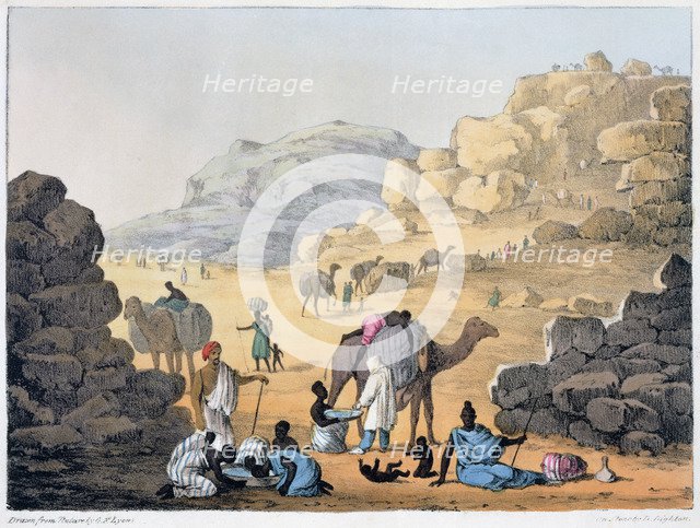 'A Slave Kaffle', 1821. Artist: Denis Dighton