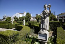 'Prudence', statue in the Garden of the Episcopal Palace, Castelo Branco, Portugal, 2009.  Artist: Samuel Magal