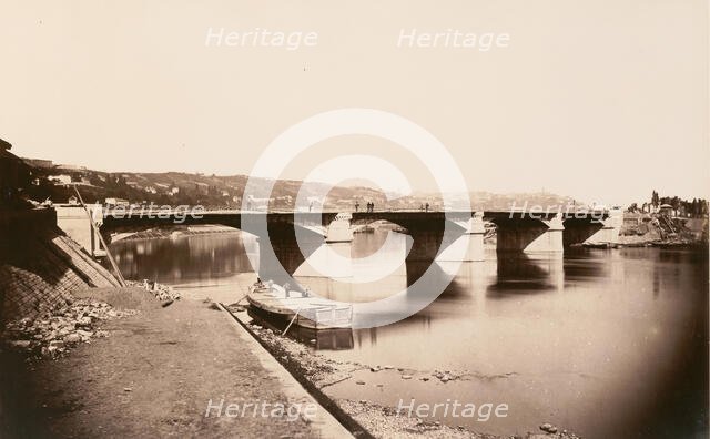Pont de la Mulatiere, ca. 1861. Creator: Edouard Baldus.