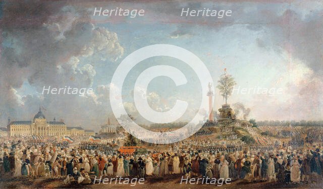 The Festival of the Supreme Being at the Field of Mars, 8 June 1794, 1794. Creator: Demachy, Pierre-Antoine (1723-1807).