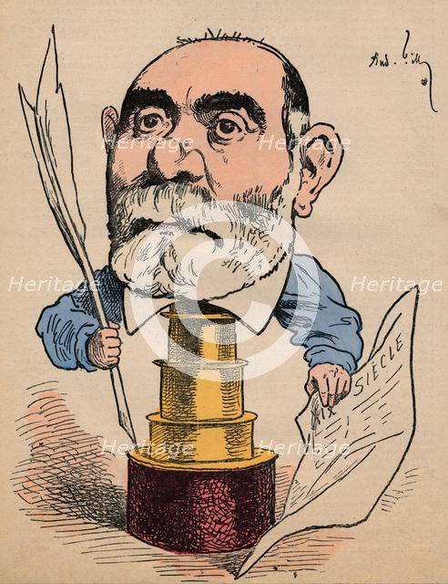 'Francisque Sarcey', c1880. Creator: Andre Gill.