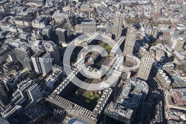 The Barbican Arts and Conference Centre and housing estate, City of London, 2018. Creator: Historic England Staff Photographer.