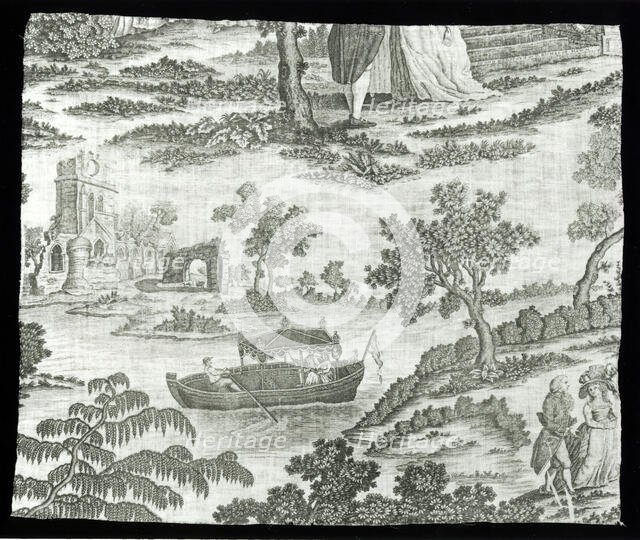 Panel (Furnishing Fabric), England, c. 1780. Creator: D. Richards.