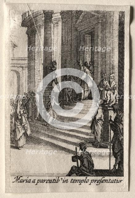 The Life of the Virgin: The Presentation of the Virgin in the Temple. Creator: Jacques Callot (French, 1592-1635).