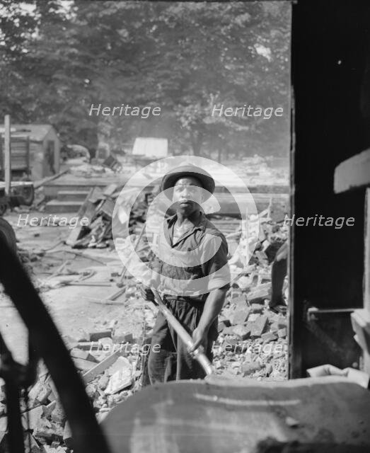Construction workman, Washington, D.C, 1942. Creator: Gordon Parks.