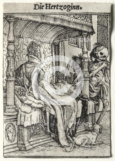 Dance of Death: The Duchess. Creator: Hans Holbein (German, 1497/98-1543).