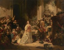 Capture, trial and death of Charles I, Mid-19th centur. Creator: Arienti, Carlo (1801-1873).