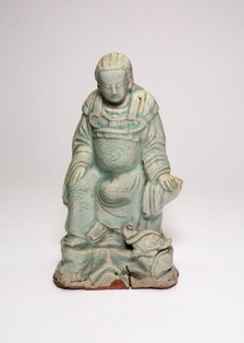 Figure of Daoist God Zhenwu (Perfected Warrior), Ming or Qing dynasty, 15th/18th century. Creator: Unknown.