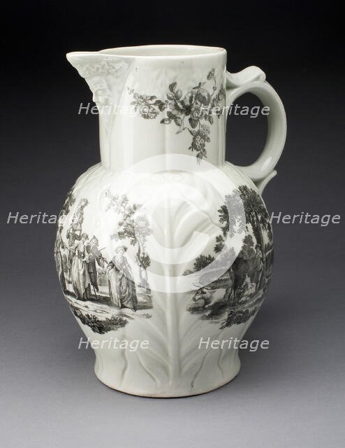 Jug, Worcester, c. 1775. Creator: Royal Worcester.