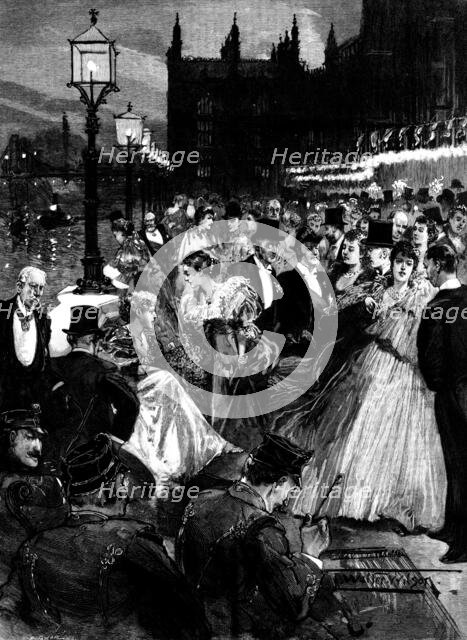 The Reception given by the Speaker's Wife, Mrs. Gully, at the House of Commons..., 1895. Creator: R. Taylor & Co..