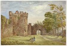 Gateway, Beauman's Castle, 1845. Creator: Elizabeth Murray.