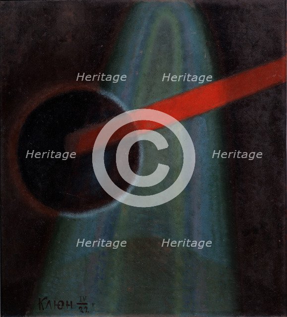 Spherical composition, 1922. Artist: Klyun, Ivan Vassilyevich (1873-1942)