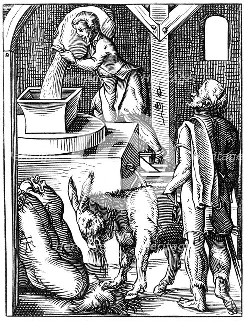 Miller, 16th century (1849). Artist: Jost Amman