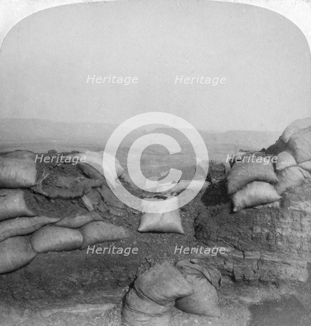 View from Spion Kop, South Africa, 2nd Boer War, 1901. Artist: Underwood & Underwood