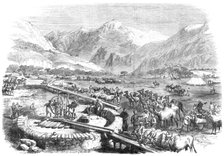 The British Expedition to Abyssinia: watering-place...at the entrance to the Koomaylee Pass, 1868. Creator: Unknown.