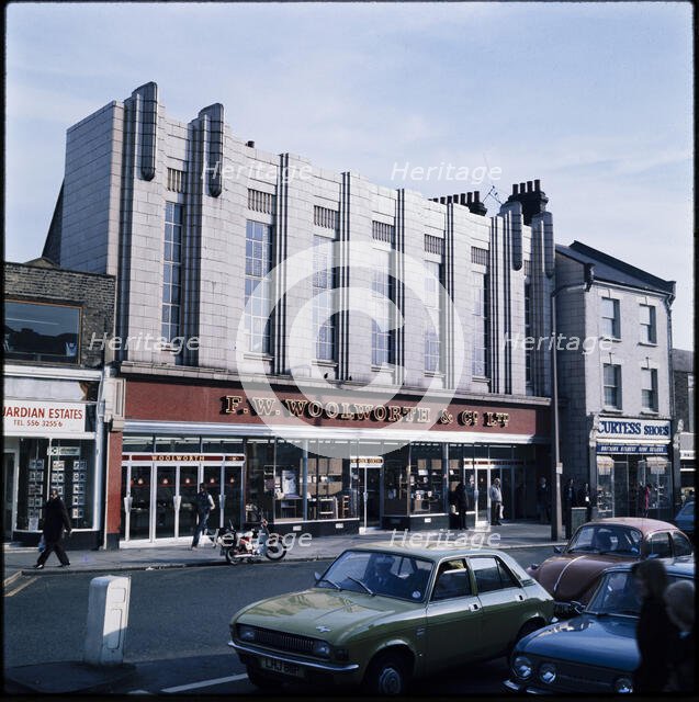FW Woolworth and Co Ltd, 612-614 Lea Bridge Road, Leyton, Waltham Forest, London, 1970s Creator: Nicholas Anthony John Philpot.