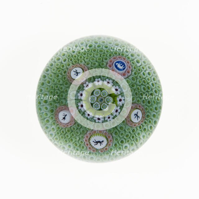 Paperweight, Saint-Louis, 19th century. Creator: Saint-Louis Glassworks.