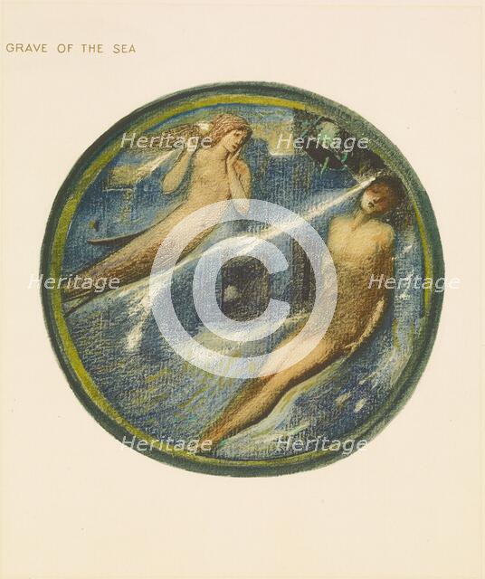 The Flower Book - Grave of the Sea, 1905. Creator: Sir Edward Coley Burne-Jones.