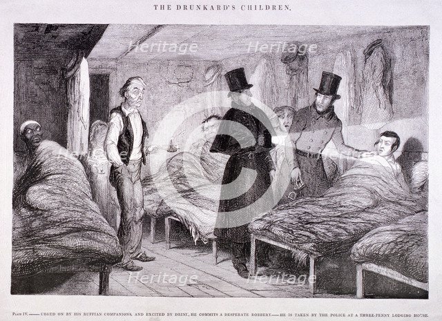 'The Drunkard's Children', c1847. Artist: George Cruikshank