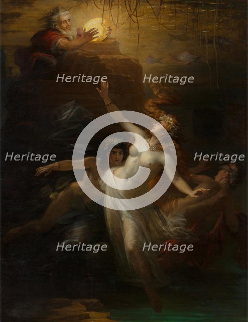 Gold of the Rhine (Das Rheingold), 1875. Creator: Pixis, Theodor (1831-1907).