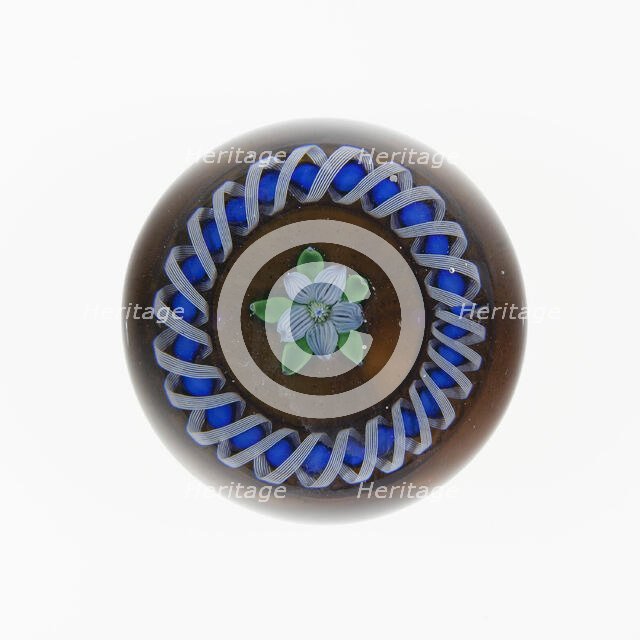 Paperweight, France, c. 1845/60. Creator: Saint-Louis Glassworks.