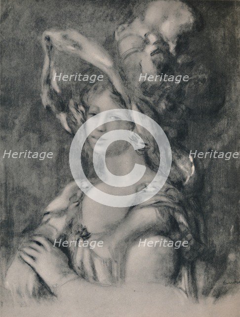 'Half-Length Portrait of Dieterle', c.1899, (1946). Artist: Pierre-Auguste Renoir.