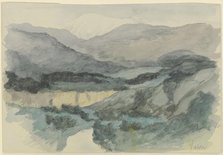 The Earth Pillars by the Schalderer Bach near Vahrn, 1878. Creator: Louis Eysen.