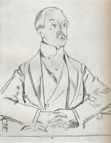 'Portrait study in pencil', c20th century (1932). Artist: William Newenham Montague Orpen.