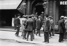 Strike at Bryant Hall, between c1910 and c1915. Creator: Bain News Service.