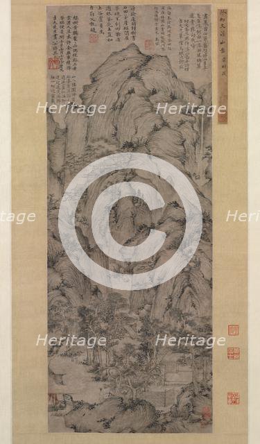 Streams and Mountains, 1372. Creator: Xu Ben (Chinese, 1335-1380).