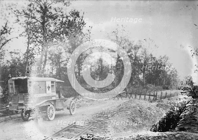 American ambulance near Les Eparges, between c1915 and 1918. Creator: Bain News Service.