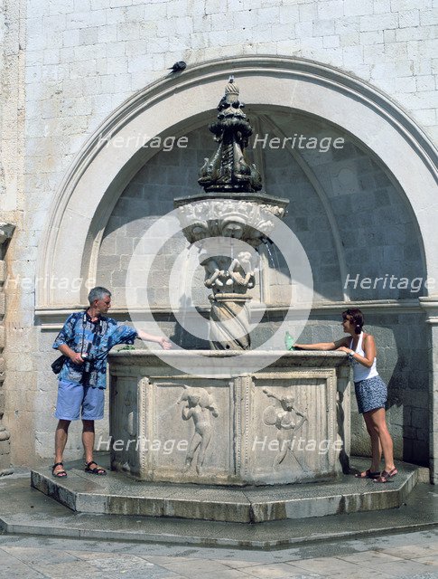 Onofrio's little fountain, Dubrovnik, Croatia.