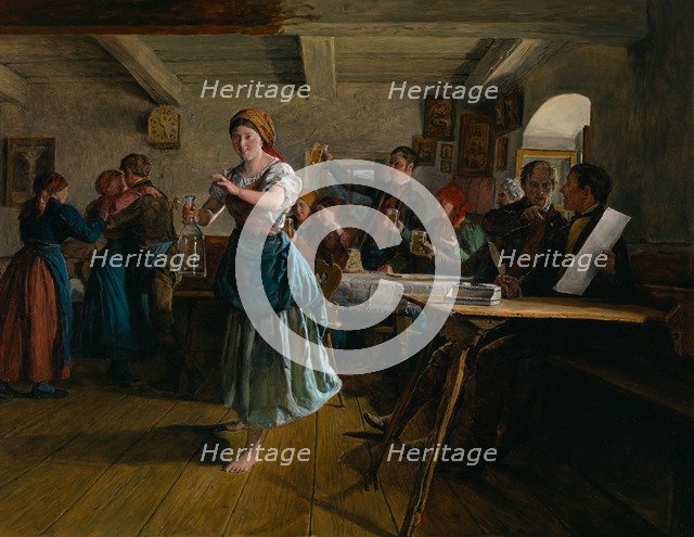 The Opening Dance, 1863. Artist: Waldmüller, Ferdinand Georg (1793-1865)