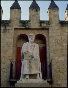 Monument in the city of Córdoba dedicated to Averroes (1126-1198), philosopher, lawyer, doctor an…