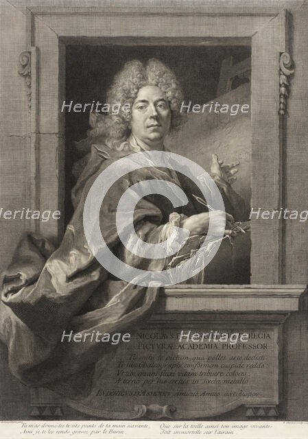 Nicolas de Largillierre, 1715. Creator: François Chereau the Elder.